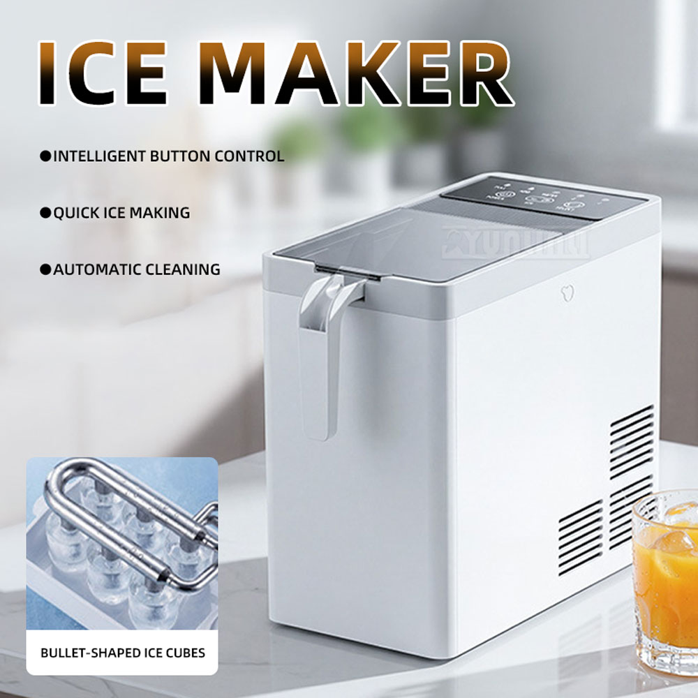 Kitchen Appliances For Home - JI-A01A Small Ice Maker for Dormitory