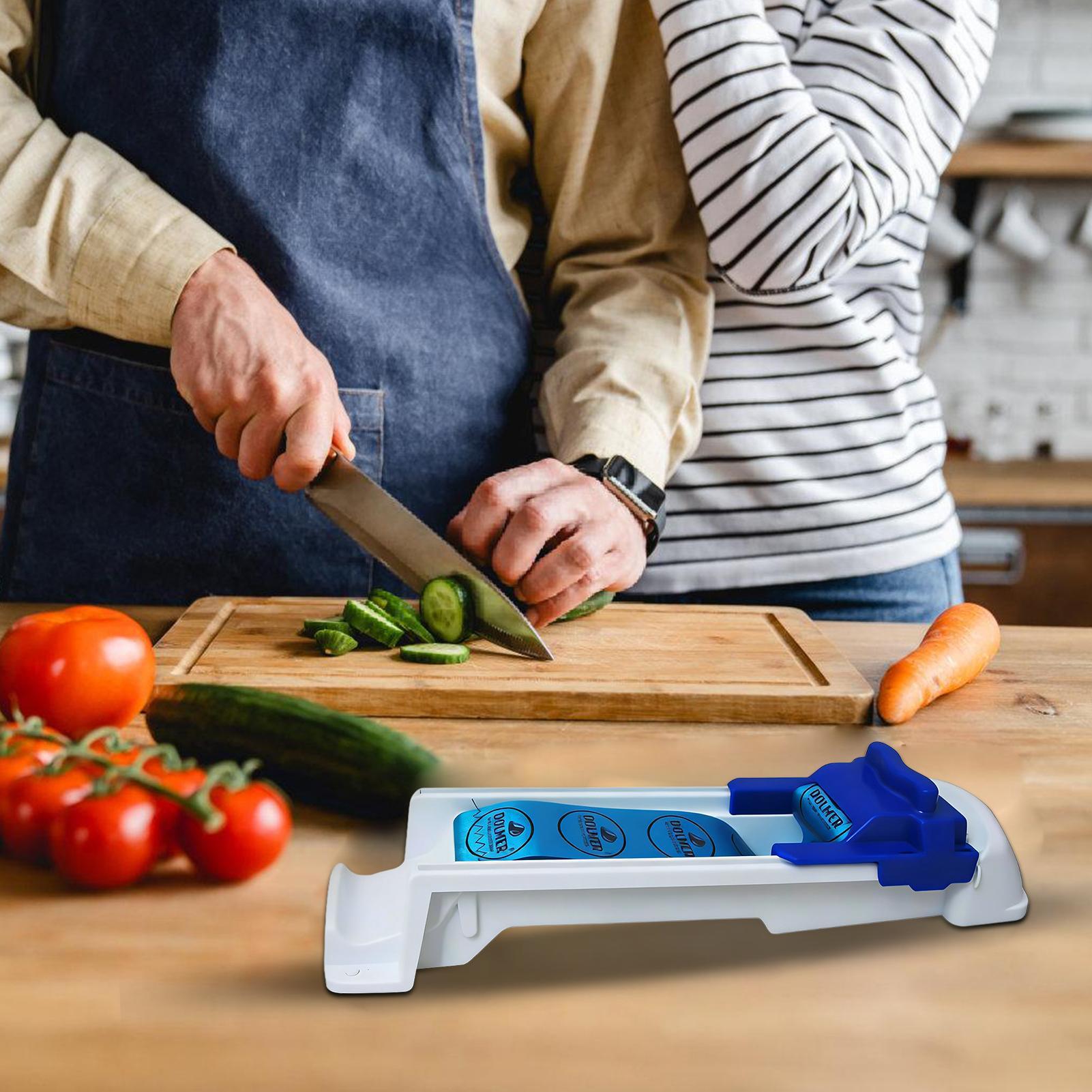 Kitchen Appliances White - 1pc White And Bule Vegetable Meat