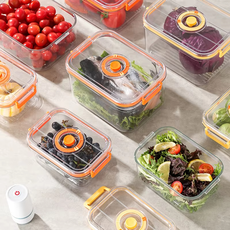 Kitchen Appliances For Home - Vacuum Fresh-keeping Box Refrigerator Sealed Canister