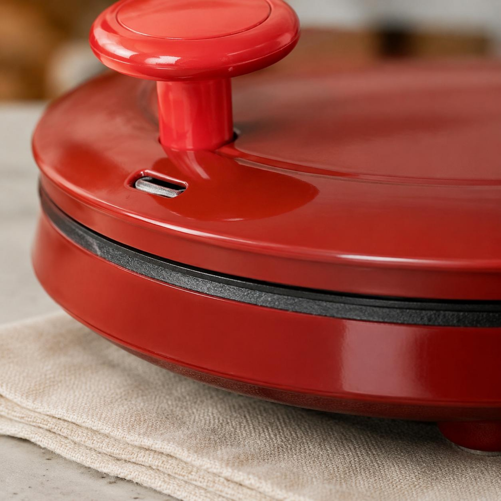 Kitchen Appliances B&Q - Countertop Electric Pizza Oven Ribbed Plates