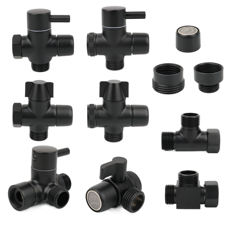 Kitchen Appliances Offers - Black Brass Shower Arm Adapter G1/2’’