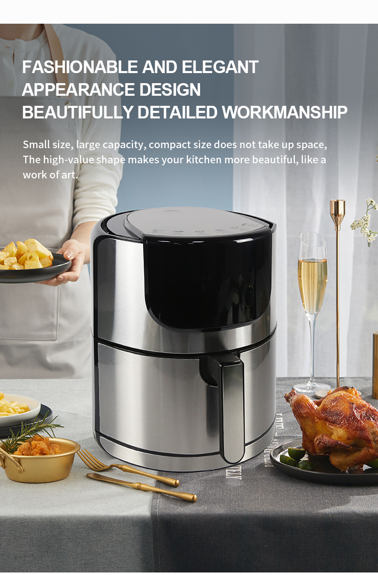 Digital Stainless Steel 5L Air - Air Fryer 5L Digital ulasan dan harga