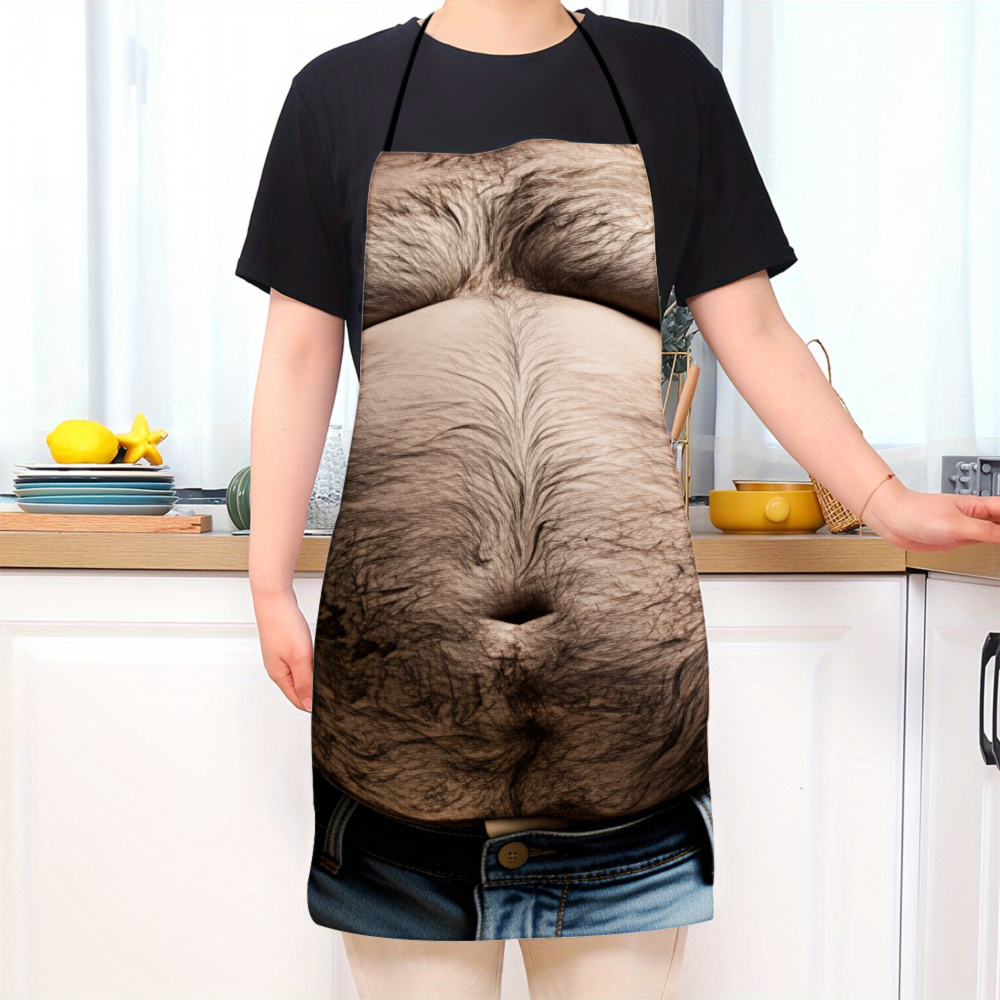 Hairy Belly Apron For Men Funn - Kitchen Appliances Hobart ulasan dan harga