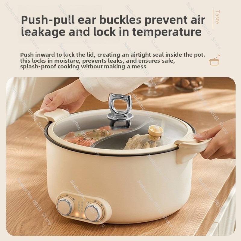 6L 8L Double Pot Electric Hot  - Kitchen Appliances For Home ulasan dan harga