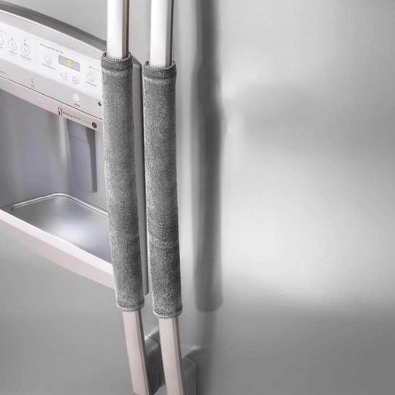 2Pcs/Set  Refrigerator Door Ha - Kitchen Appliances With Red Knobs ulasan dan harga