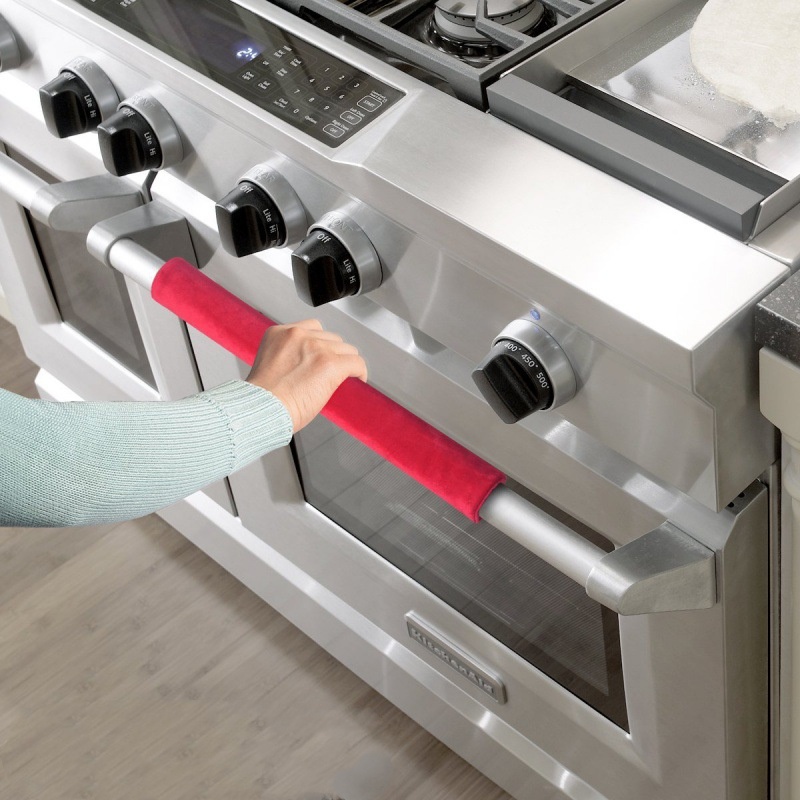2Pcs/Set  Refrigerator Door Ha - Kitchen Appliances With Red Knobs ulasan dan harga