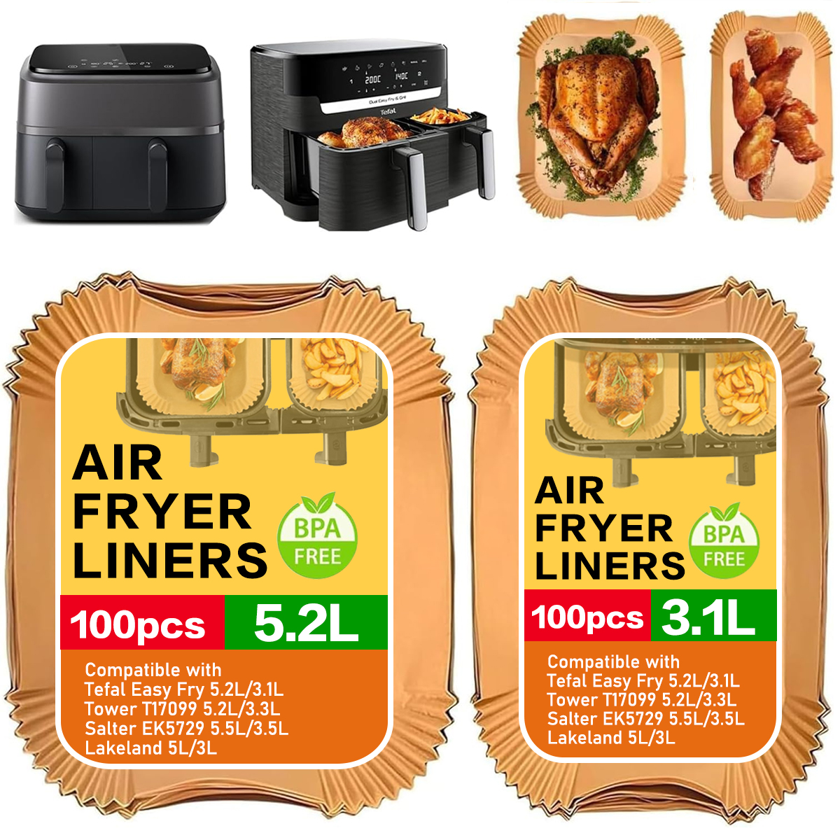Air Fryer Baking Paper Parchme - Air Fryer 5L Digital ulasan dan harga