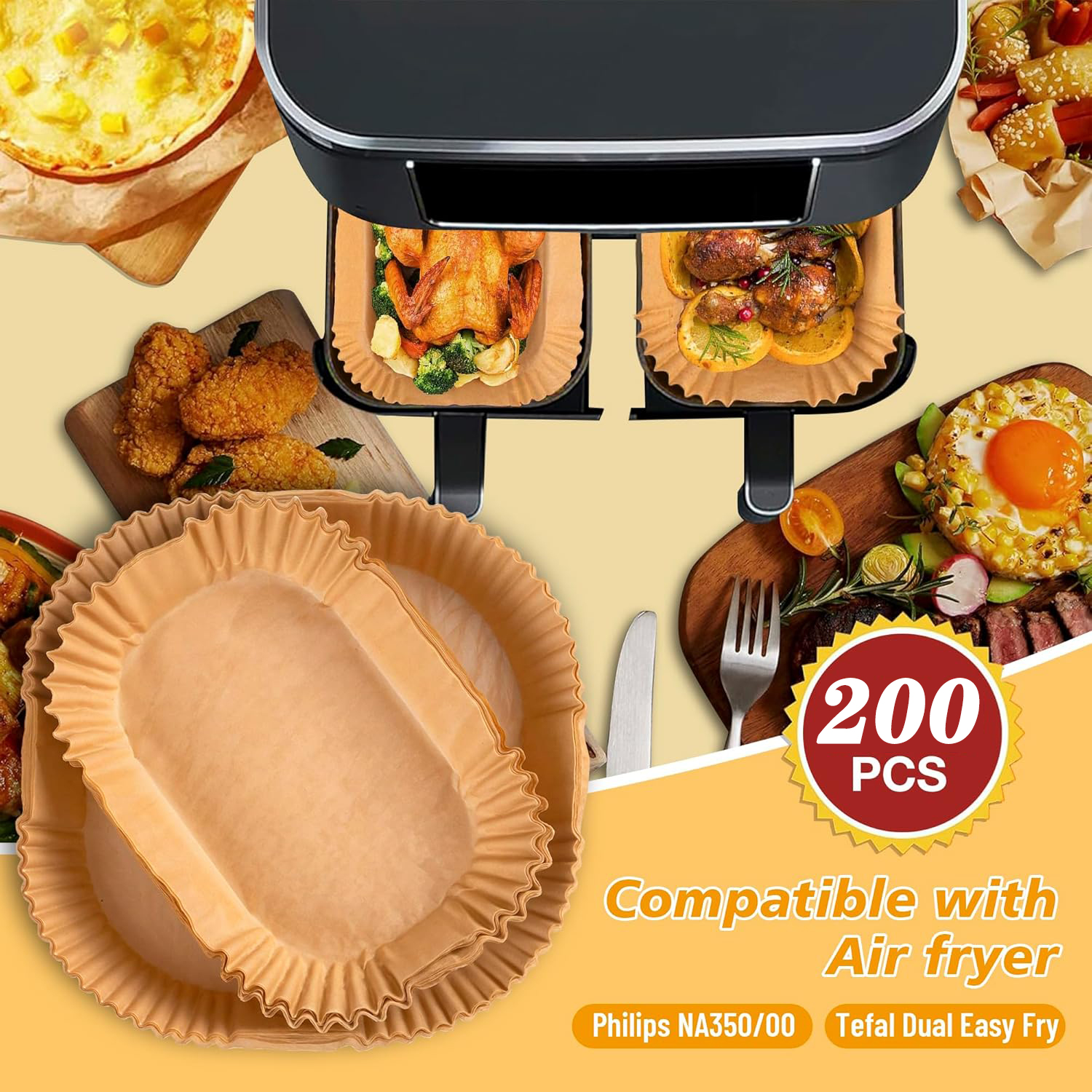 Air Fryer Baking Paper Parchme - Air Fryer 5L Digital ulasan dan harga