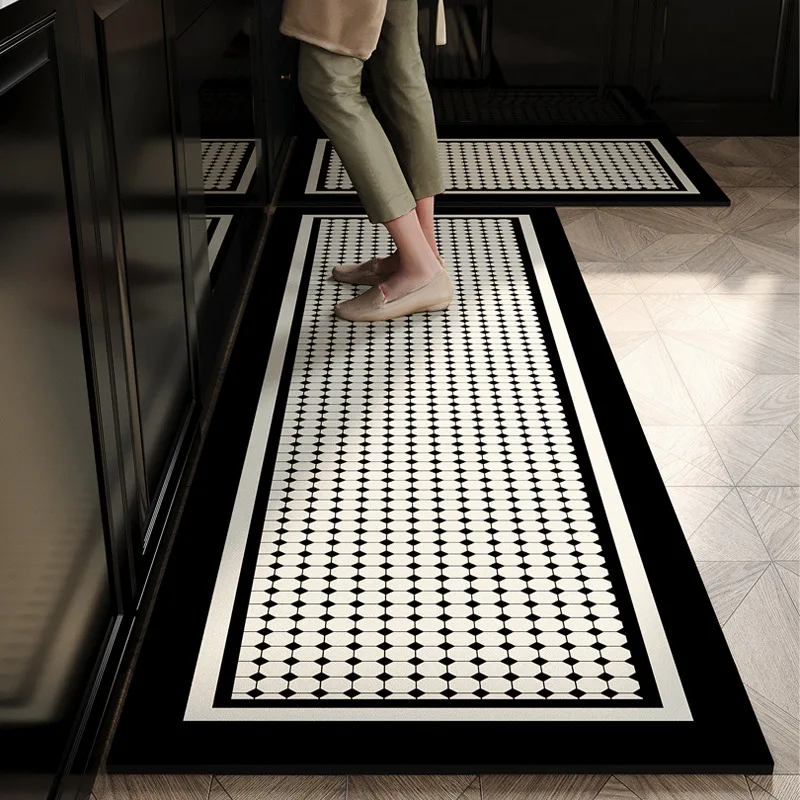 VIKAMA 2 Pcs Kitchen Rug Set N - Kitchen Appliances White ulasan dan harga