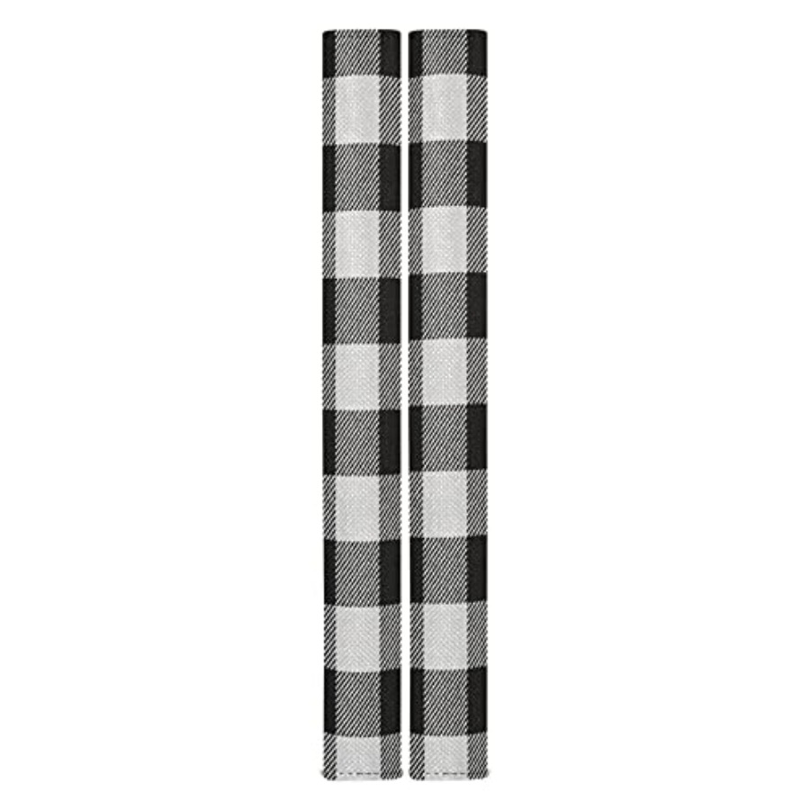 2Pcs White Black Buffalo Plaid - Kitchen Appliances White ulasan dan harga