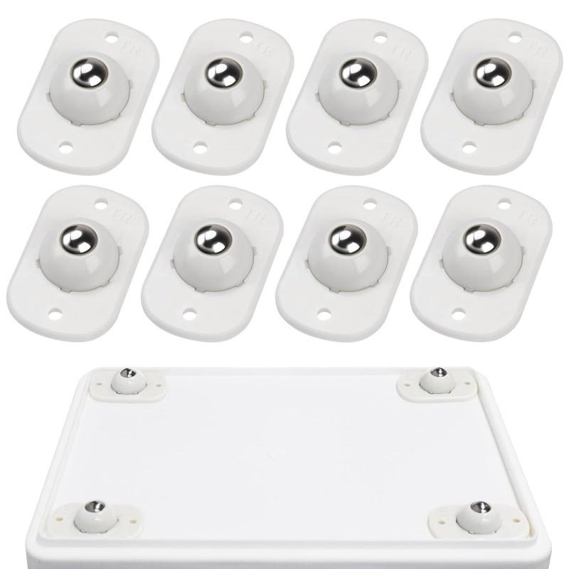 8 Pcs Self Adhesive Caster Whe - Kitchen Appliances White ulasan dan harga