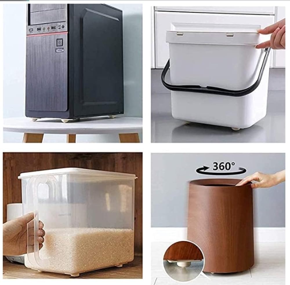 8 Pcs Self Adhesive Caster Whe - Kitchen Appliances White ulasan dan harga