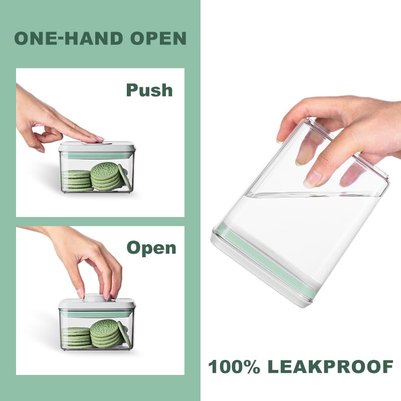 Ankou 3Pcs 1.2L Pop Airtight F - Kitchen Appliances Organizer ulasan dan harga