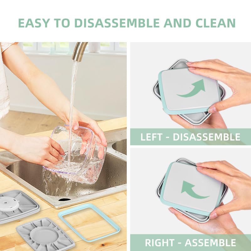 Ankou 3Pcs 1.2L Pop Airtight F - Kitchen Appliances Organizer ulasan dan harga