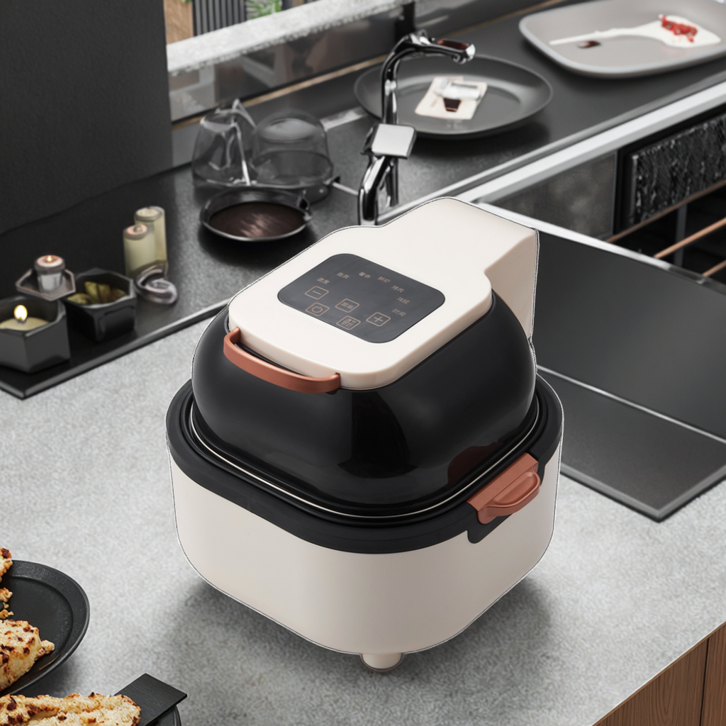 OUSHENG 5L OilFree Digital Con - Air Fryer 5L Digital ulasan dan harga