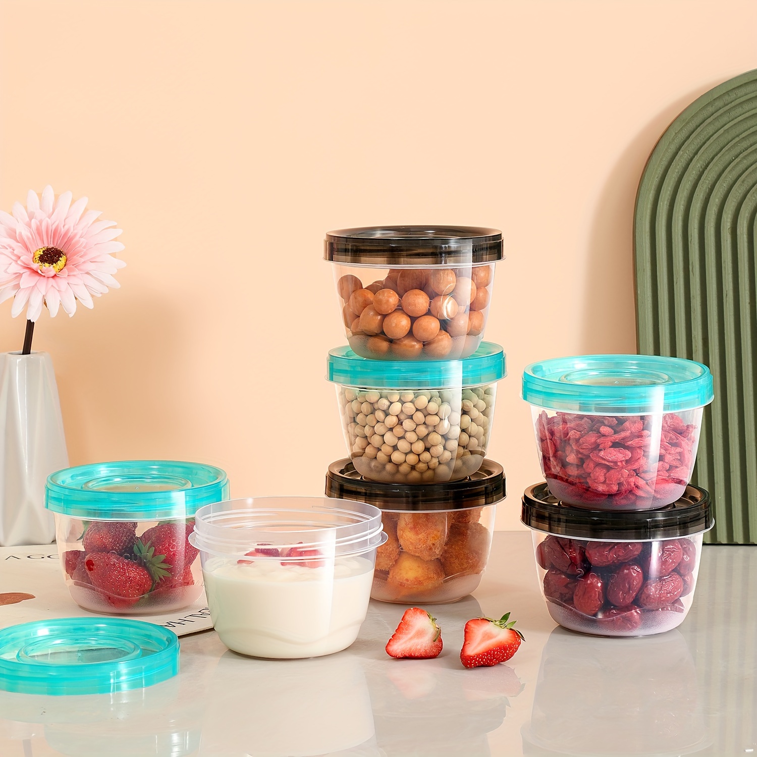 2 Transparent Sealed Food Stor - Kitchen Appliances Organizer ulasan dan harga