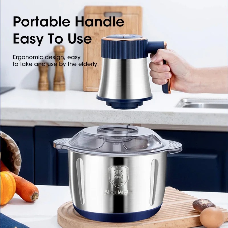 Electric Meat Grinder 5L Large - Food Processor Large ulasan dan harga
