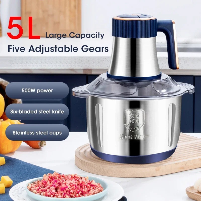 Electric Meat Grinder 5L Large - Food Processor Large ulasan dan harga