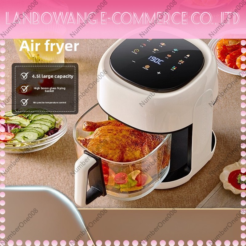 Large Capacity Glass Visible A - Air Fryer 5L Digital ulasan dan harga