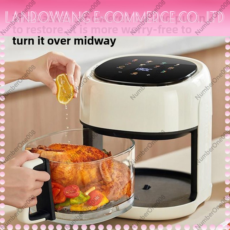 Large Capacity Glass Visible A - Air Fryer 5L Digital ulasan dan harga