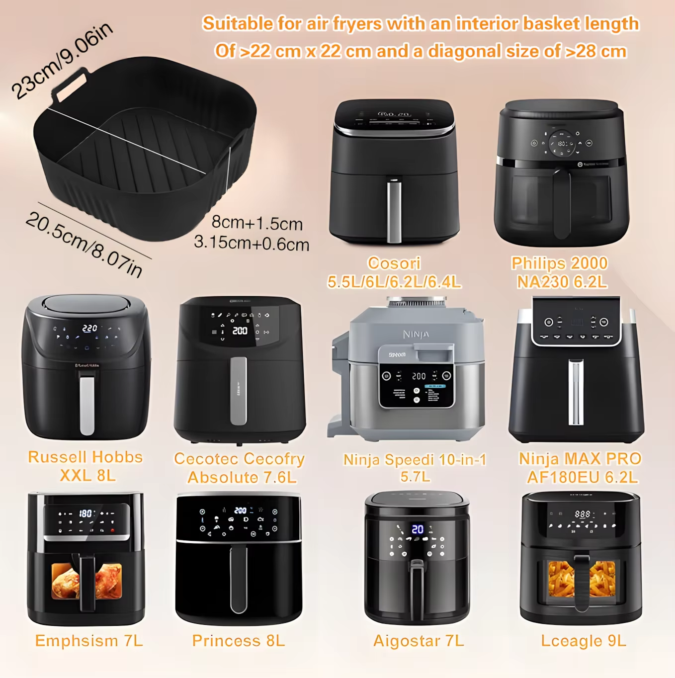 Air Fryer Accessories for COSO - Air Fryer 5L Digital ulasan dan harga