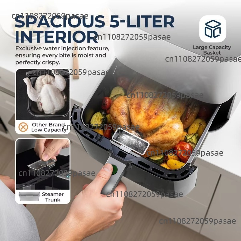 Digital Air Fryer with Viewing - Air Fryer 5L Digital ulasan dan harga