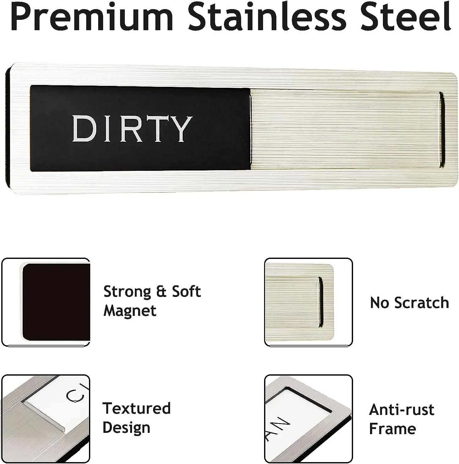 Dishwasher Magnet Clean Dirty  - Kitchen Appliances White ulasan dan harga