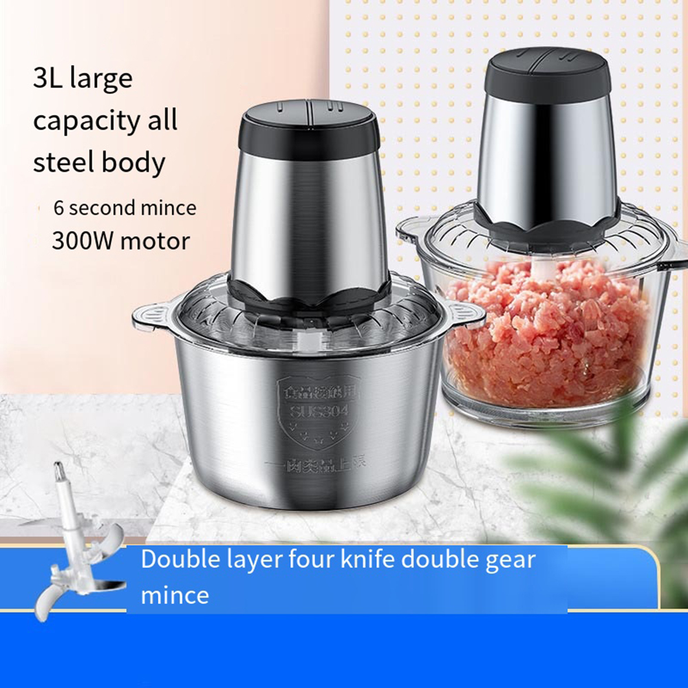3L / 2L Electric Meat Grinder  - Food Processor Large ulasan dan harga