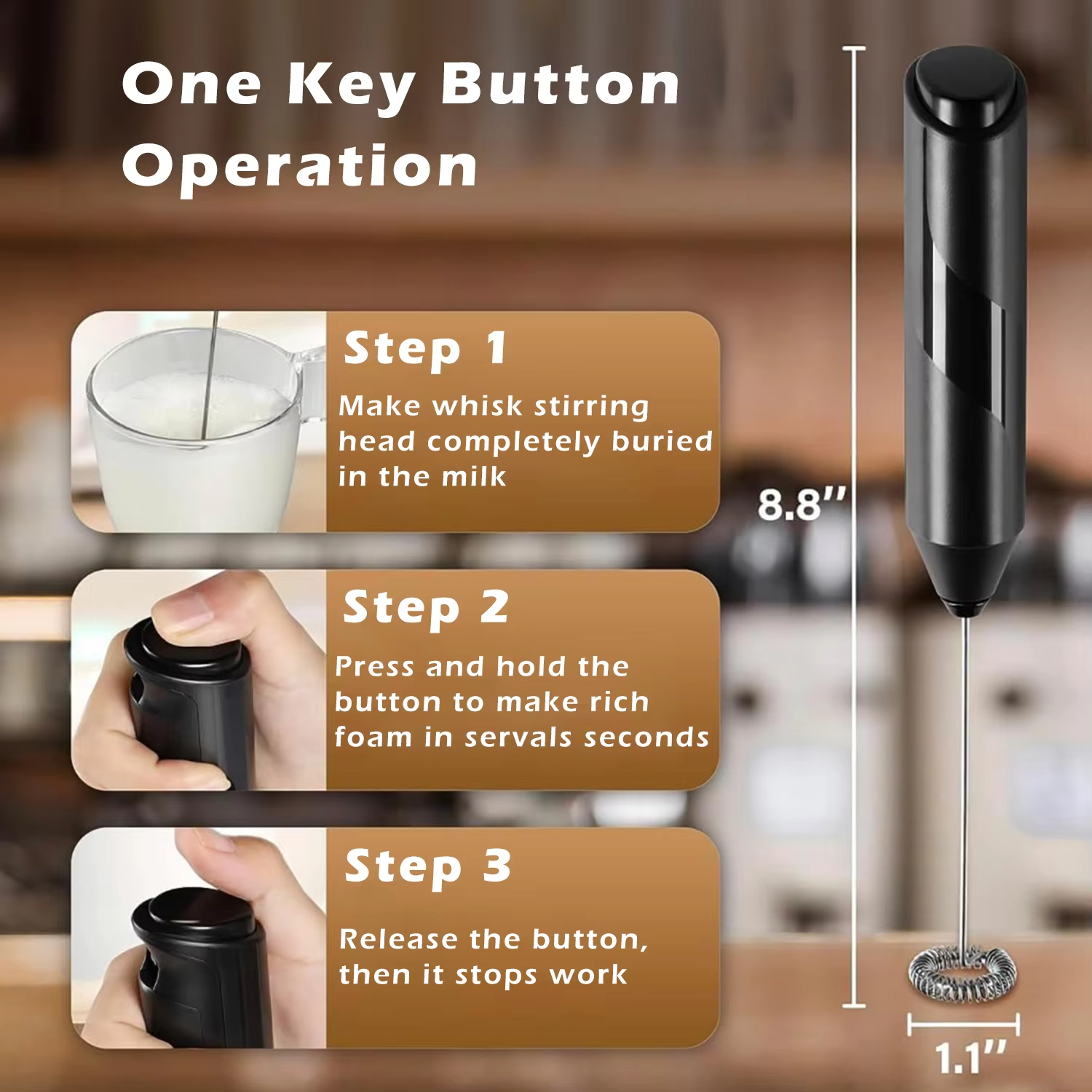 1 AA battery powered coffee mi - Kitchen Appliances Germany ulasan dan harga
