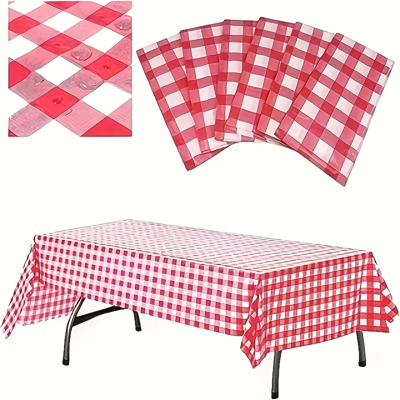 1/3/5Pcs Red and White Checker - Kitchen Appliances White ulasan dan harga