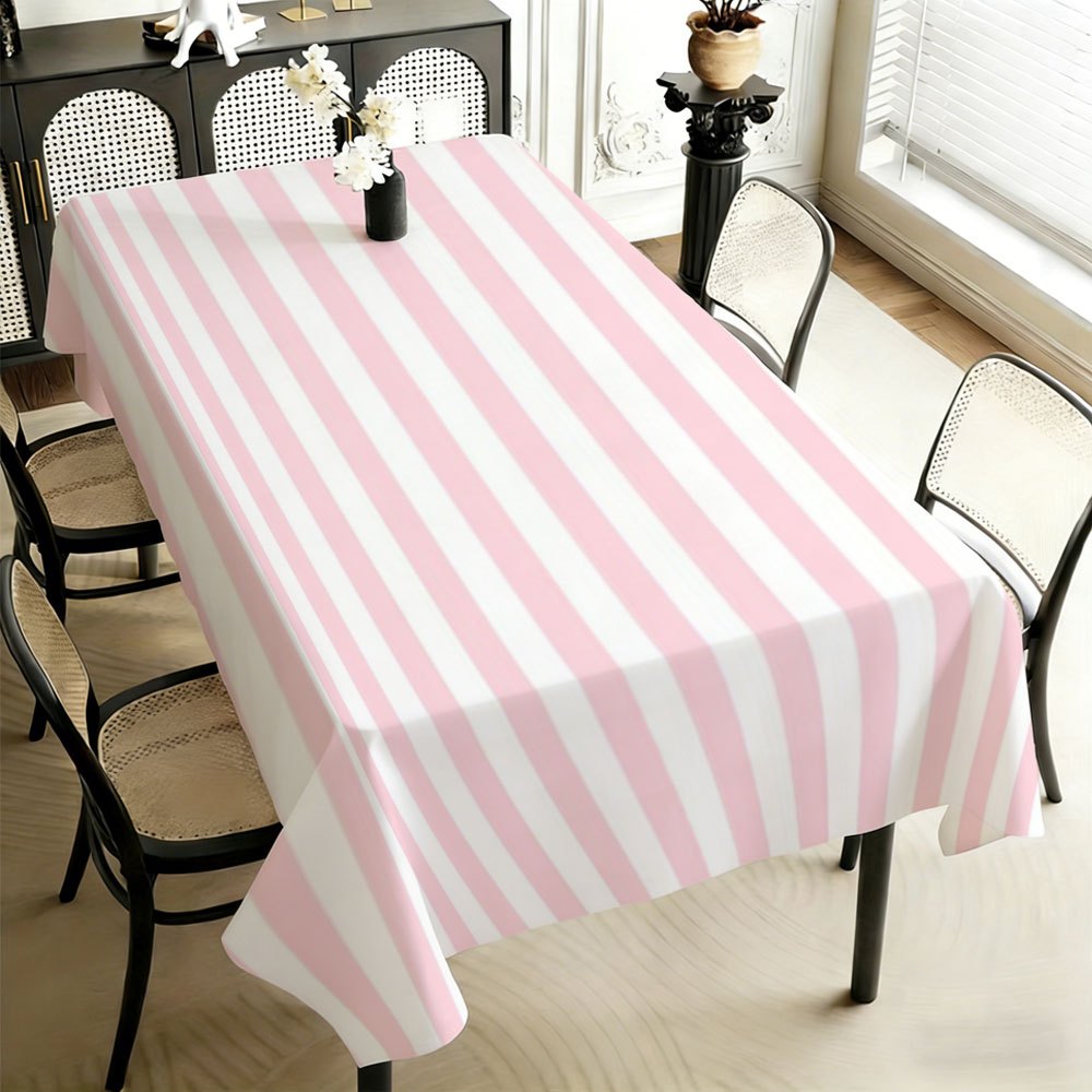 Pink White Striped Rectangle T - Kitchen Appliances White ulasan dan harga