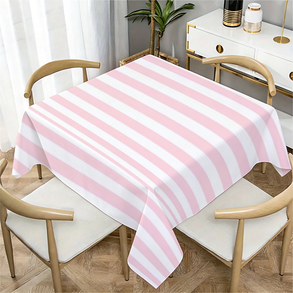 Pink White Striped Rectangle T - Kitchen Appliances White ulasan dan harga