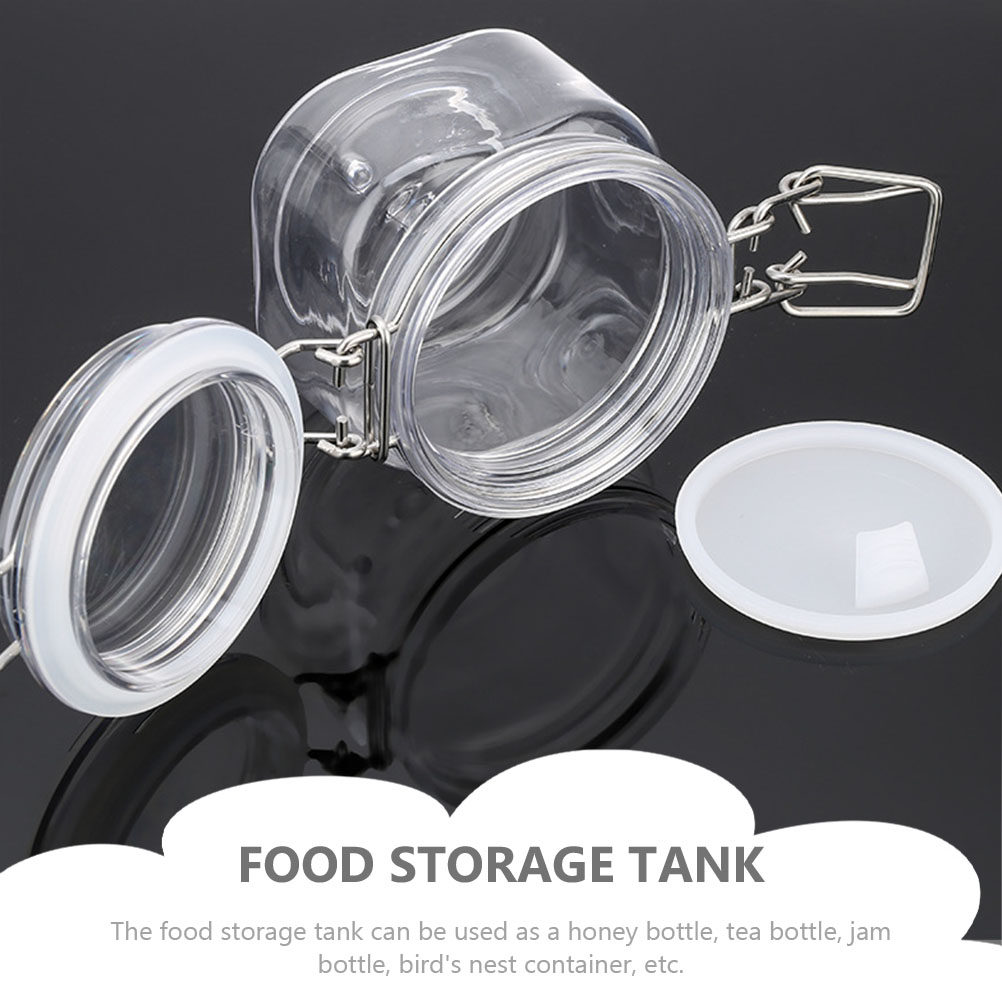 2Pcs Sealed Storage Jars Trans - Kitchen Appliances Organizer ulasan dan harga