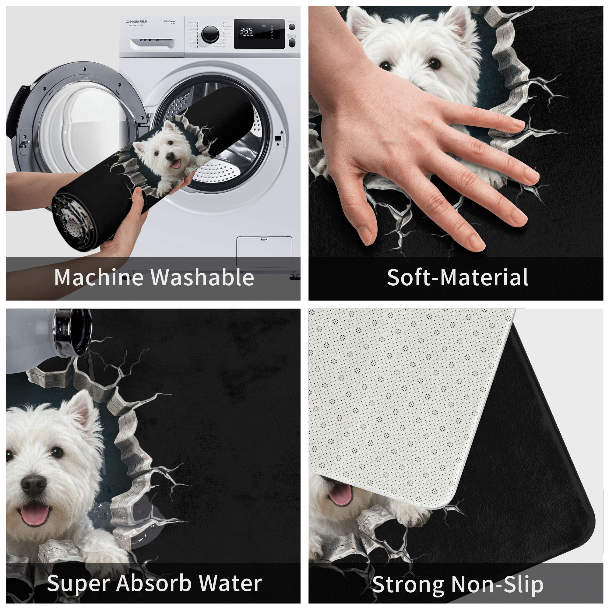 West Highland White Terrier Fl - Kitchen Appliances White ulasan dan harga