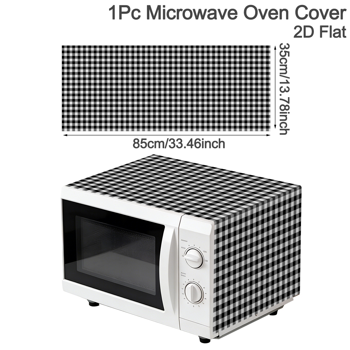 Black White Plaid Microwave Ov - Kitchen Appliances White ulasan dan harga