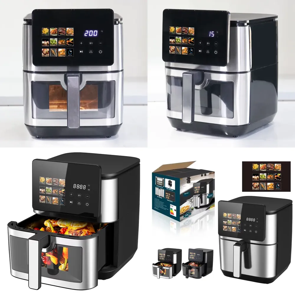 New 5L 6L 7L 8L 12L Oil Free F - Air Fryer 5L Digital ulasan dan harga
