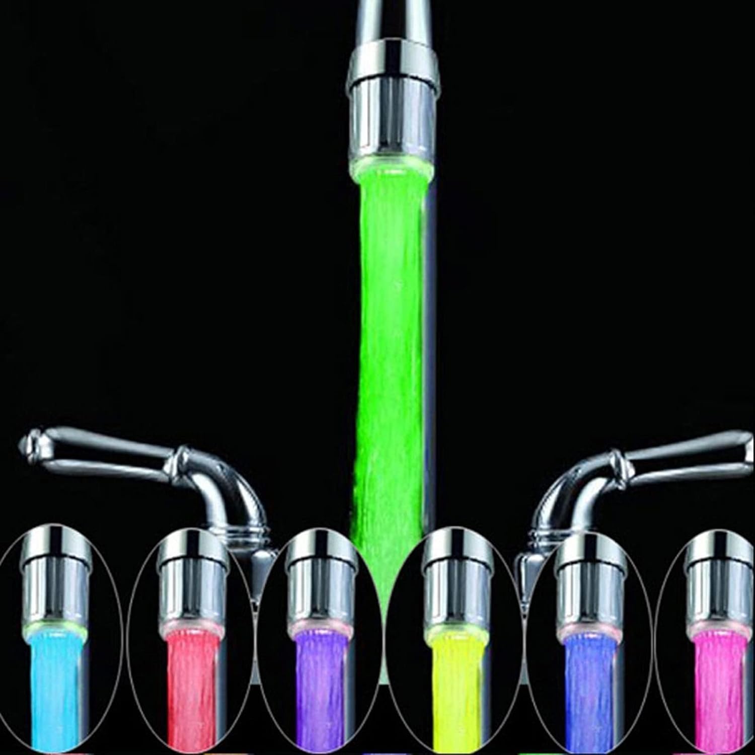1-4PCS LED Change Automaticall - Kitchen Appliances Offers ulasan dan harga