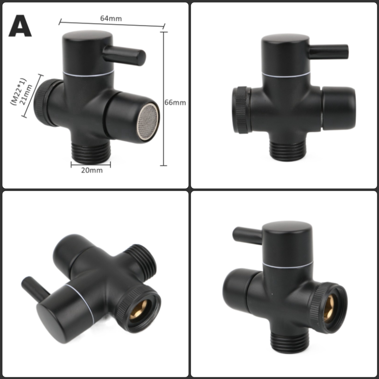 Black Brass Shower Arm Adapter - Kitchen Appliances Offers ulasan dan harga