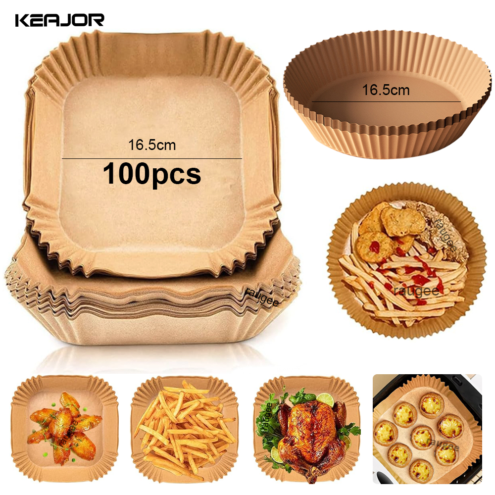 100pcs Air Fryer Baking Paper  - Air Fryer 5L Digital ulasan dan harga