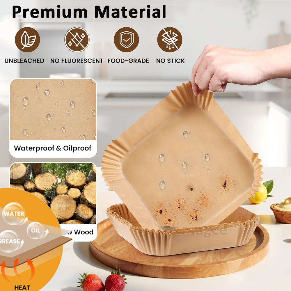 100pcs Air Fryer Baking Paper  - Air Fryer 5L Digital ulasan dan harga