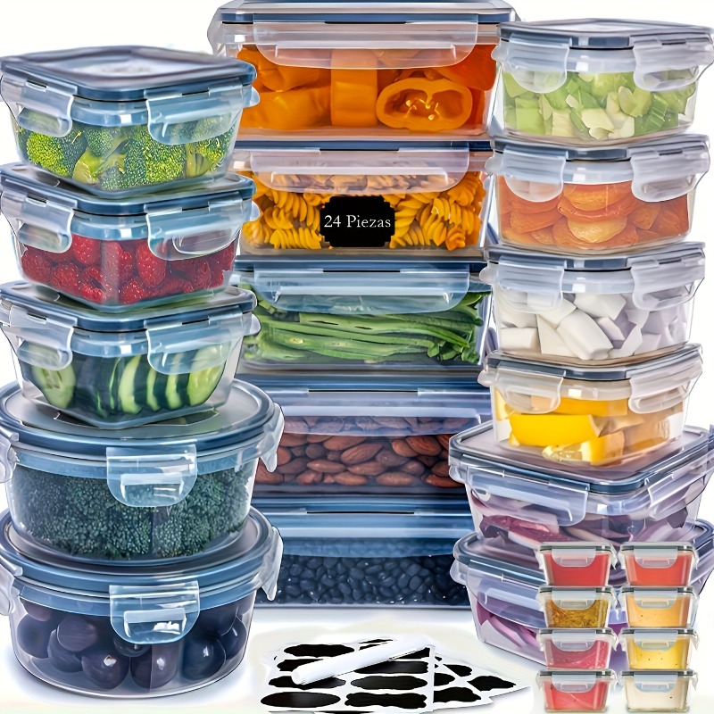 48PCS BPA-Free Food Storage Se - Kitchen Appliances Organizer ulasan dan harga