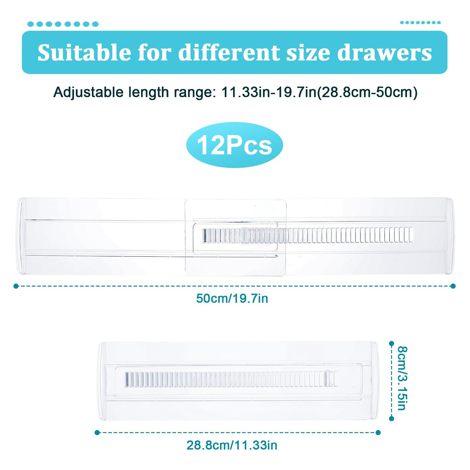 4/6/8/12 Pack Expandable Drawe - Kitchen Appliances Organizer ulasan dan harga