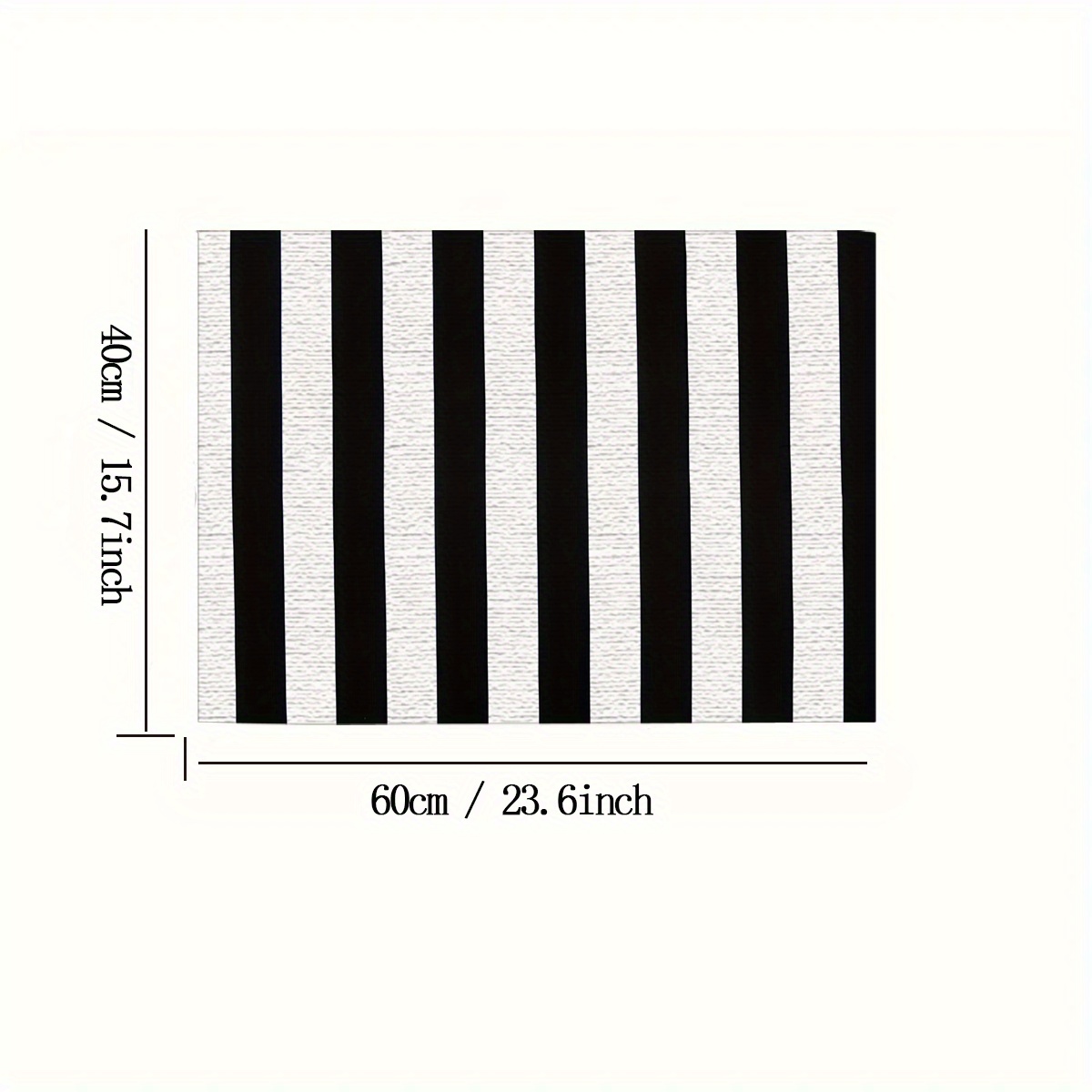 Black White Stripes Entrance D - Kitchen Appliances White ulasan dan harga