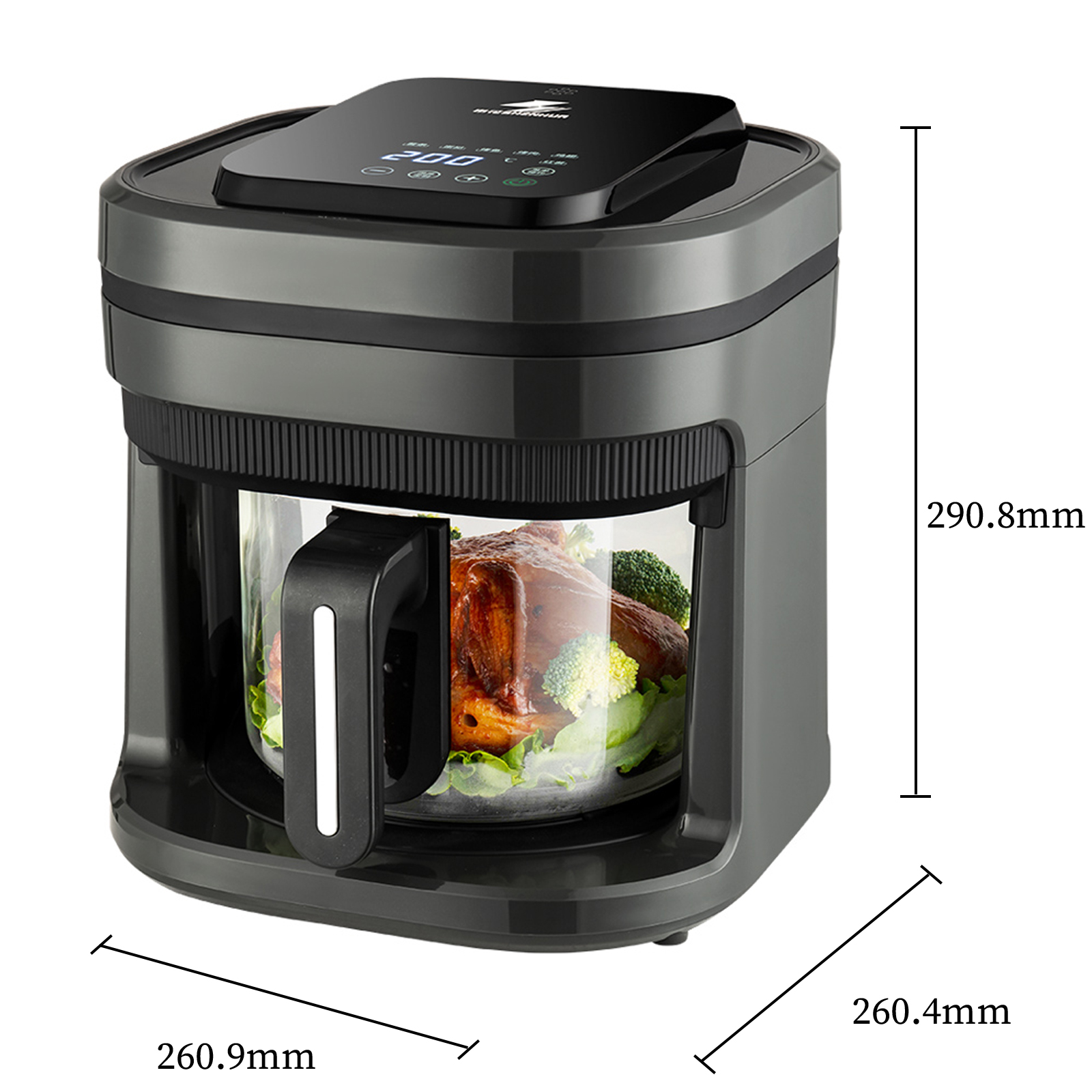 5L large-capacity electric air - Air Fryer 5L Digital ulasan dan harga