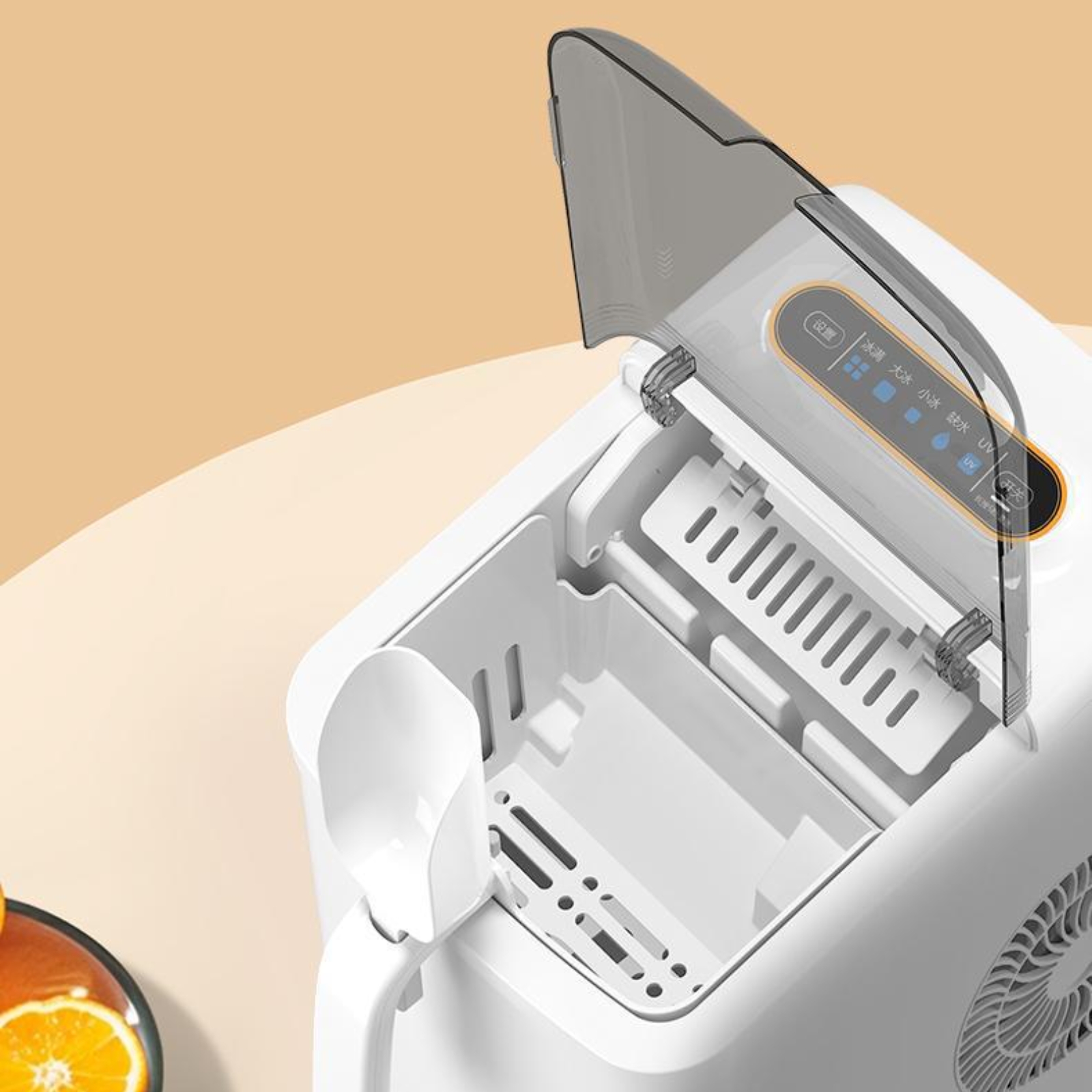 Compact Ice Maker Automatic Wh - Kitchen Appliances White ulasan dan harga